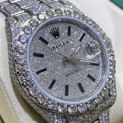 cheapest bust down rolex|Rolex bust down vvs diamonds.